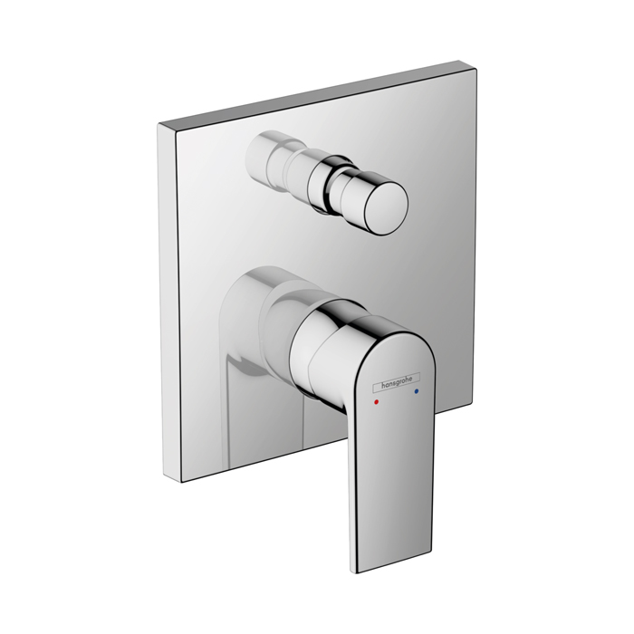 Hansgrohe Vernis Shape Смеситель для ванны, встраиваемый, внешняя часть, цвет: хром