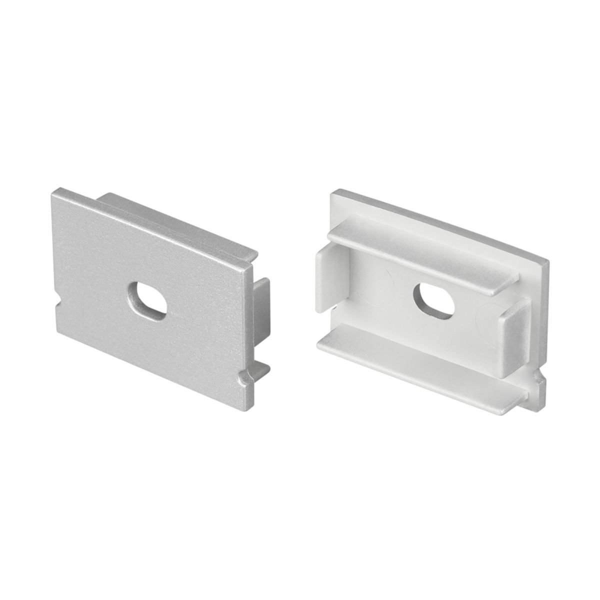 Заглушка Arlight LINE-3020 SILVER с отверстием 057058
