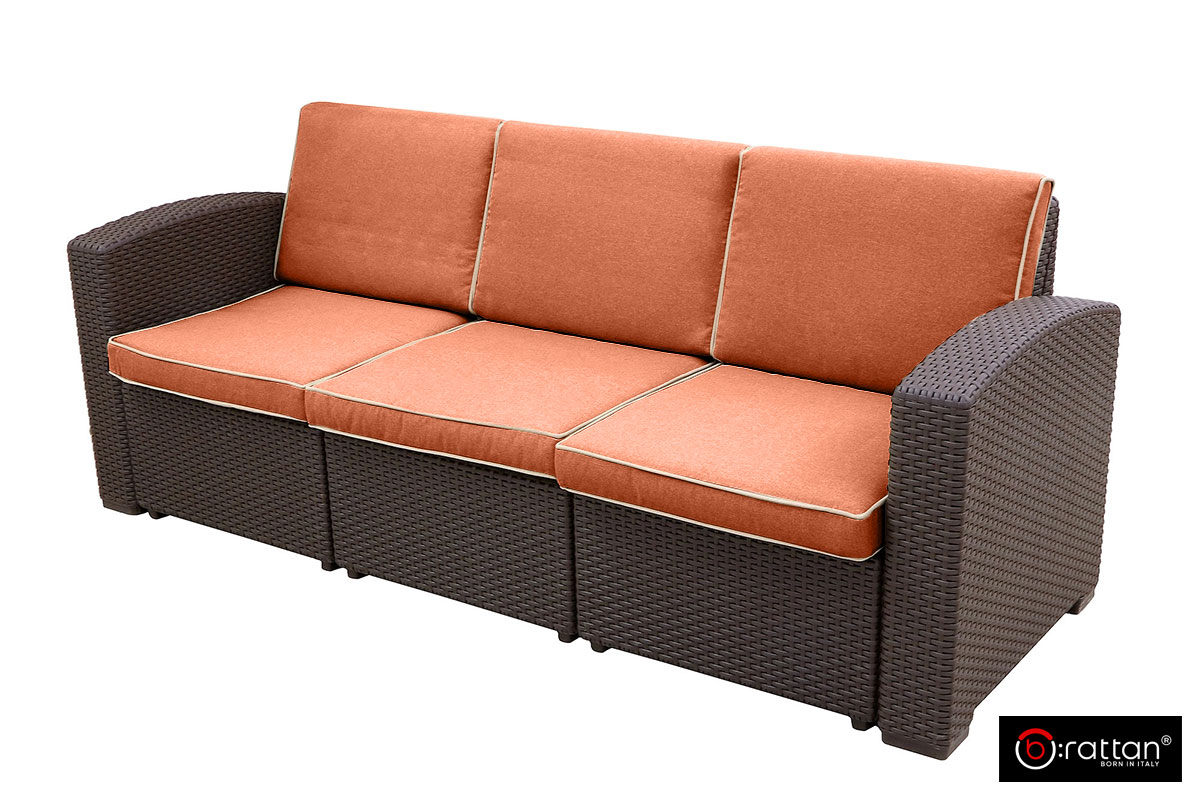 Комплект мебели Раттан премиум / Rattan premium 5, венге