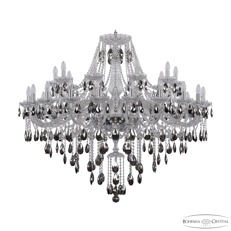 Подвесная люстра Bohemia Ivele Crystal 1415/20+10/460 Ni K731