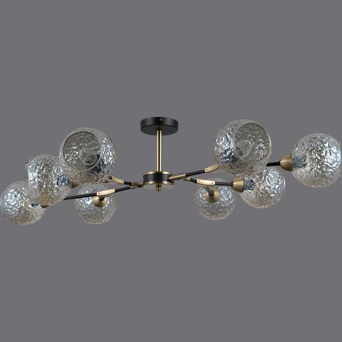 Люстра на штанге Illumico IL0253-8CSQ-79 BK AB
