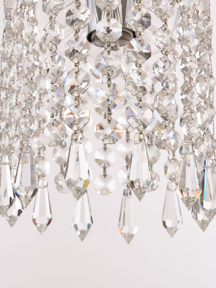 Подвесной светильник Bohemia Ivele Crystal 14781P/13 Ni Drops