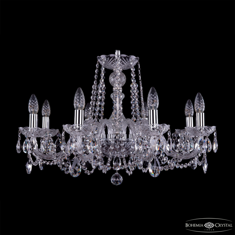 Подвесная люстра Bohemia Ivele Crystal 1402/8/240 Ni