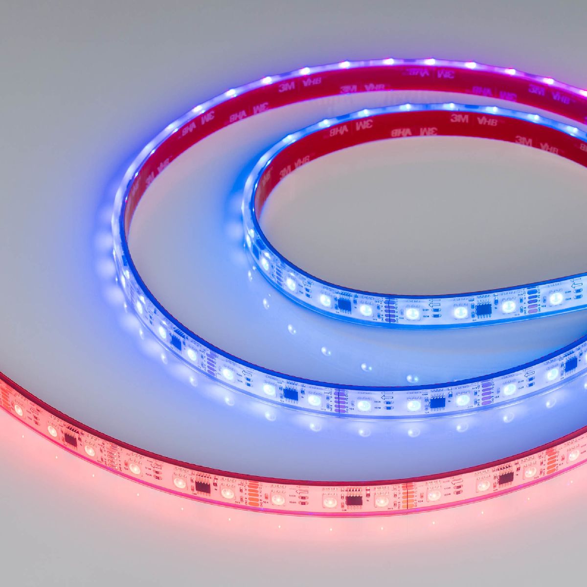 Светодиодная герметичная лента Arlight DMX-PS-B60-12mm 12V RGB-PX3 (14 W/m, IP67, 5060, 5m) 039605