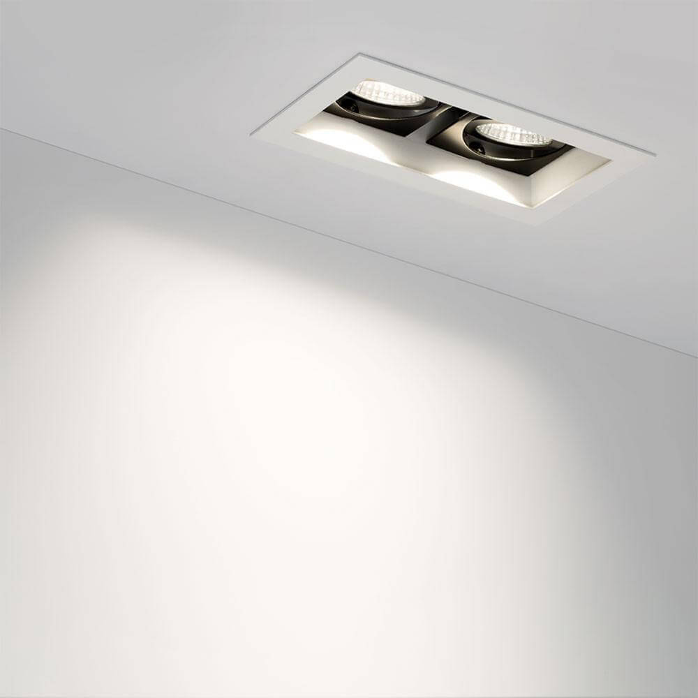 Встраиваемый светильник Arlight CL-KARDAN-S180x102-2x9W Warm 024127