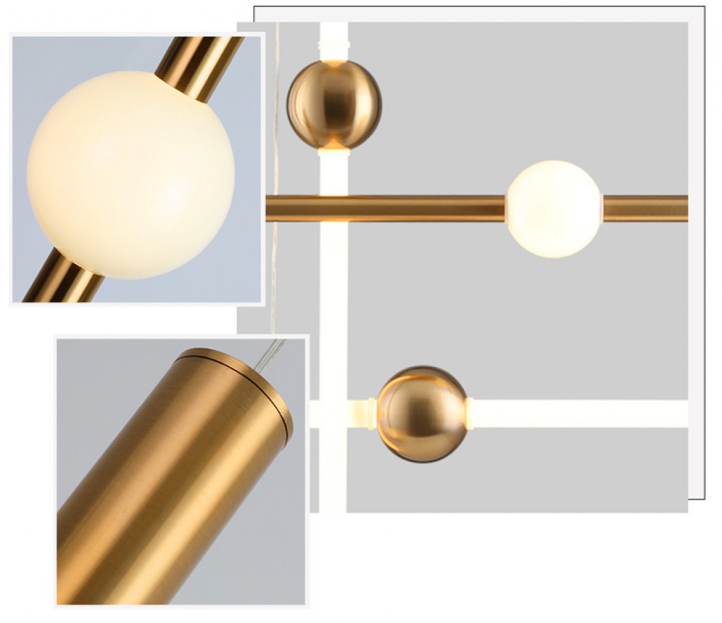 Подвесной светильник Delight Collection Orion 10053P/B1 gold