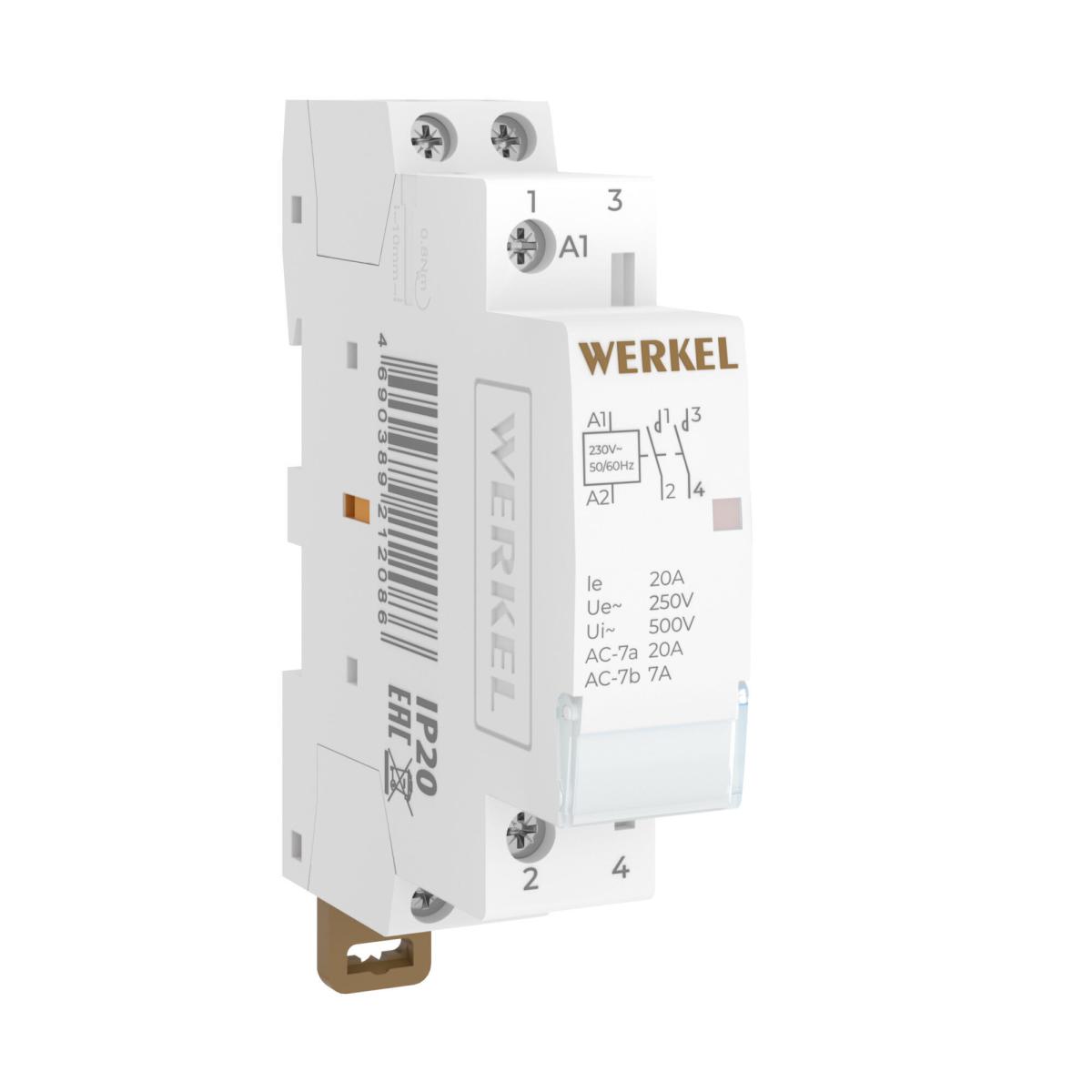 Контактор модульный Werkel W941M20O 4690389212086 a069473