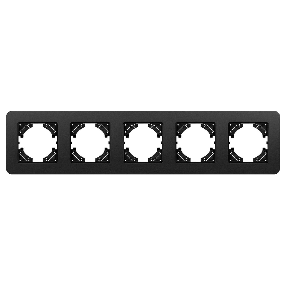 Рамка на 5 постов алюминиевая Arlight FRM-AKIRY-SFAL-5-BK 049747