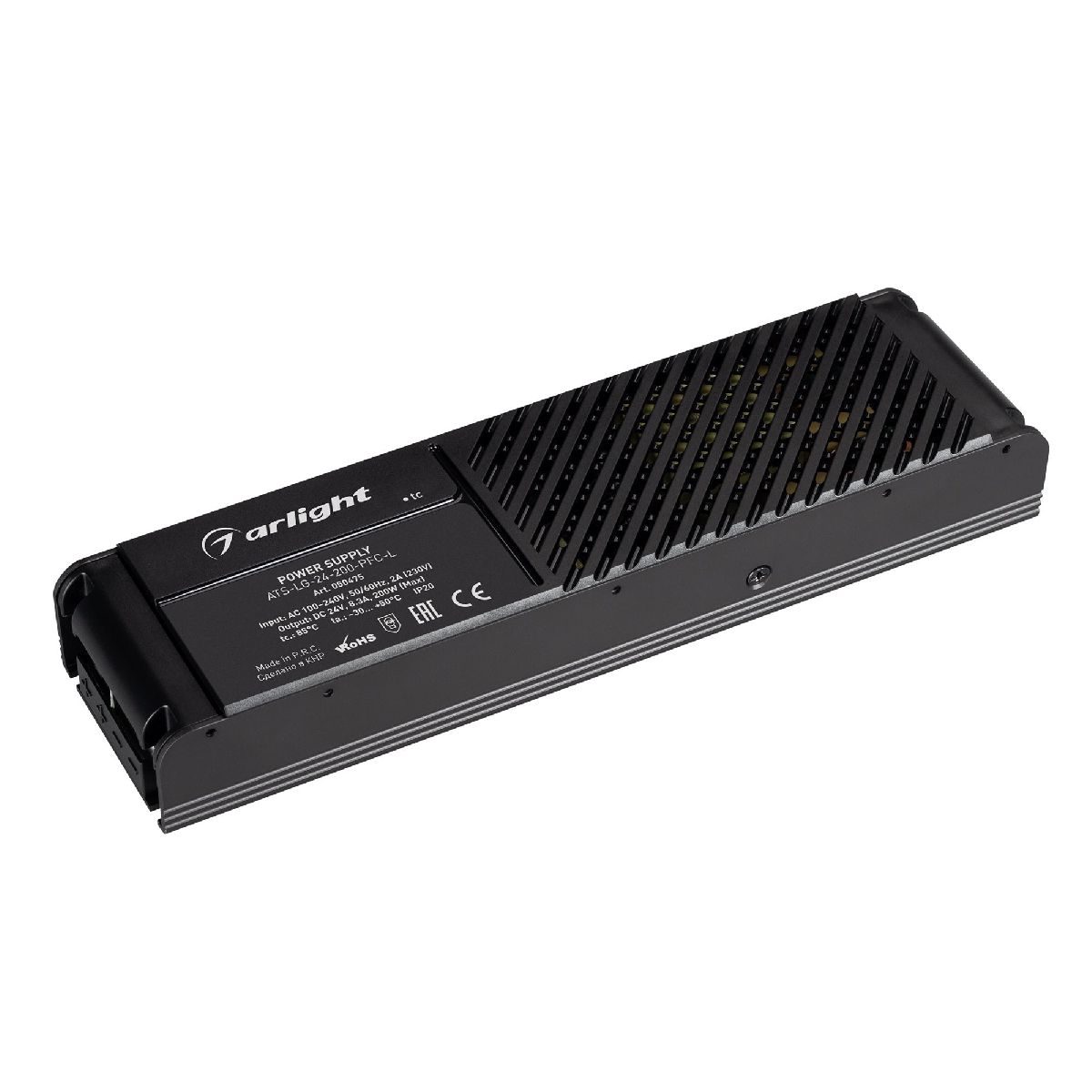 Блок питания Arlight ATS-LG-24-200-PFC-L (24V, 8.3A, 200W) 050475