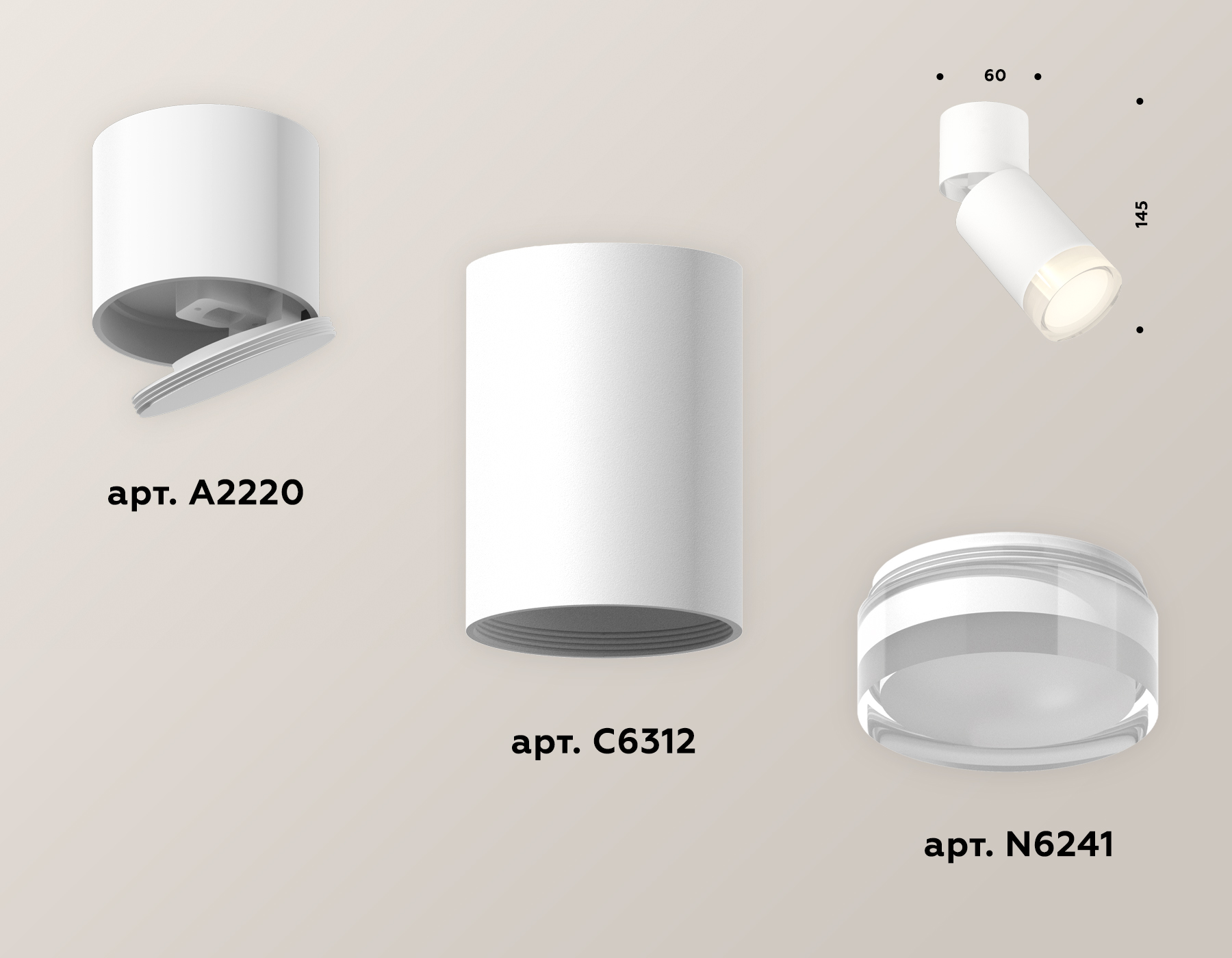 Спот Ambrella Light Techno Spot XM6312080 (A2220, C6312, N6241)