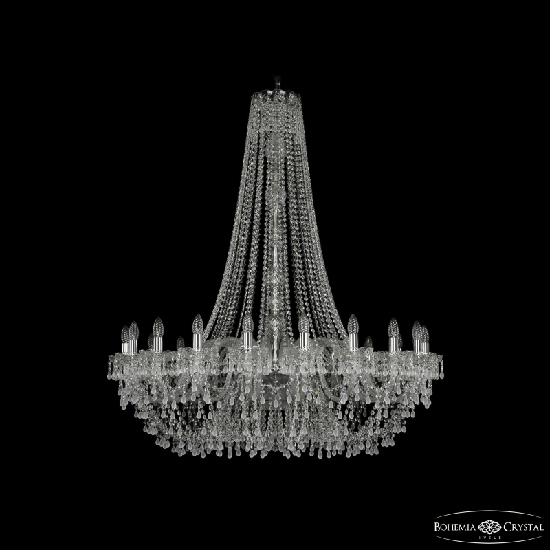 Подвесная люстра Bohemia Ivele Crystal 1410/20/400/h-130 Ni V0300