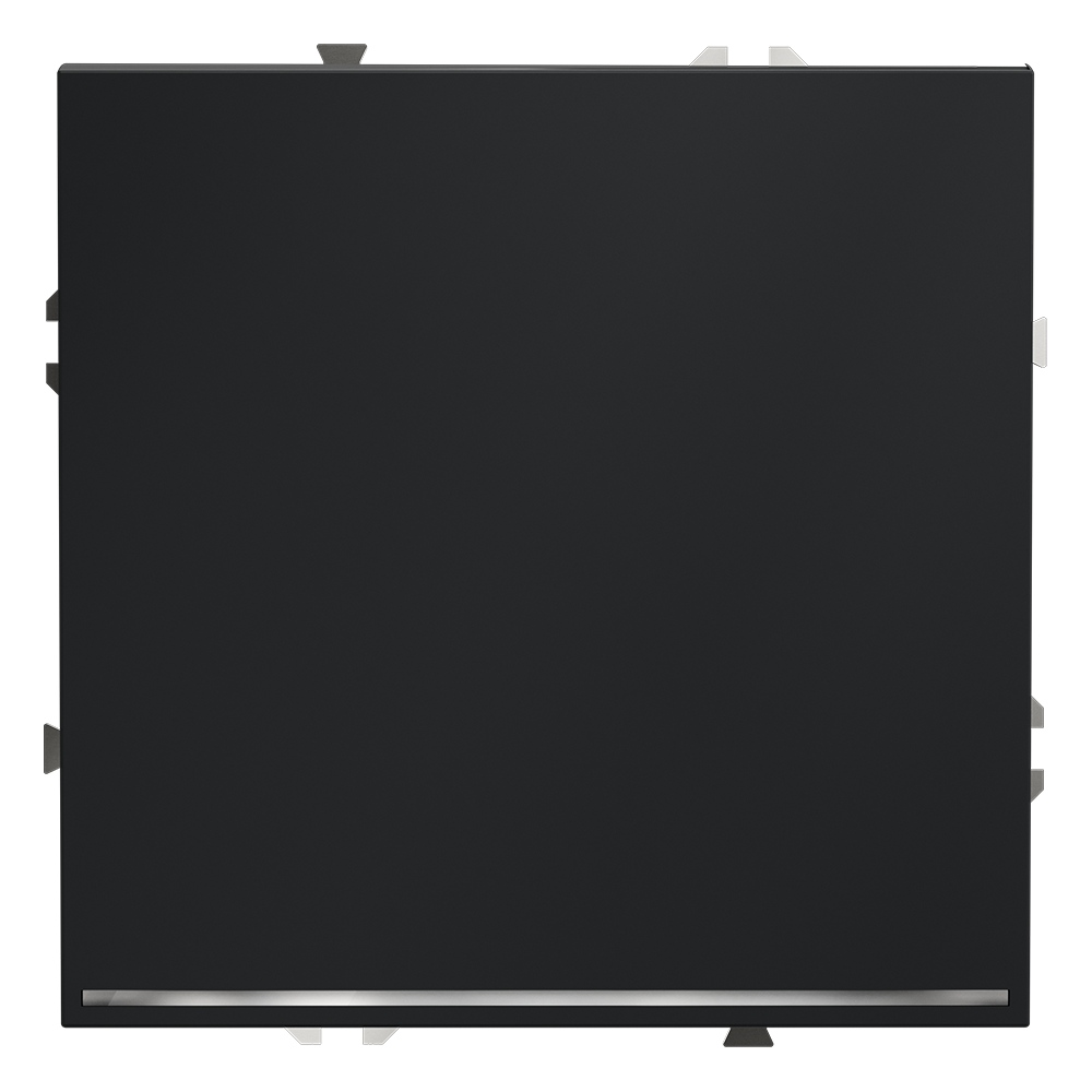 Проходной переключатель одноклавишный с подсветкой Voltum S70 VLS010407 (графит)
