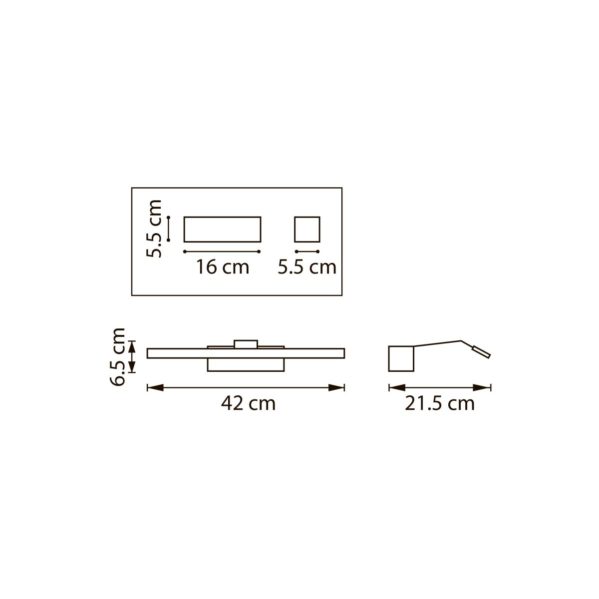 Подсветка для зеркал Lightstar Muro Spec 808687-3