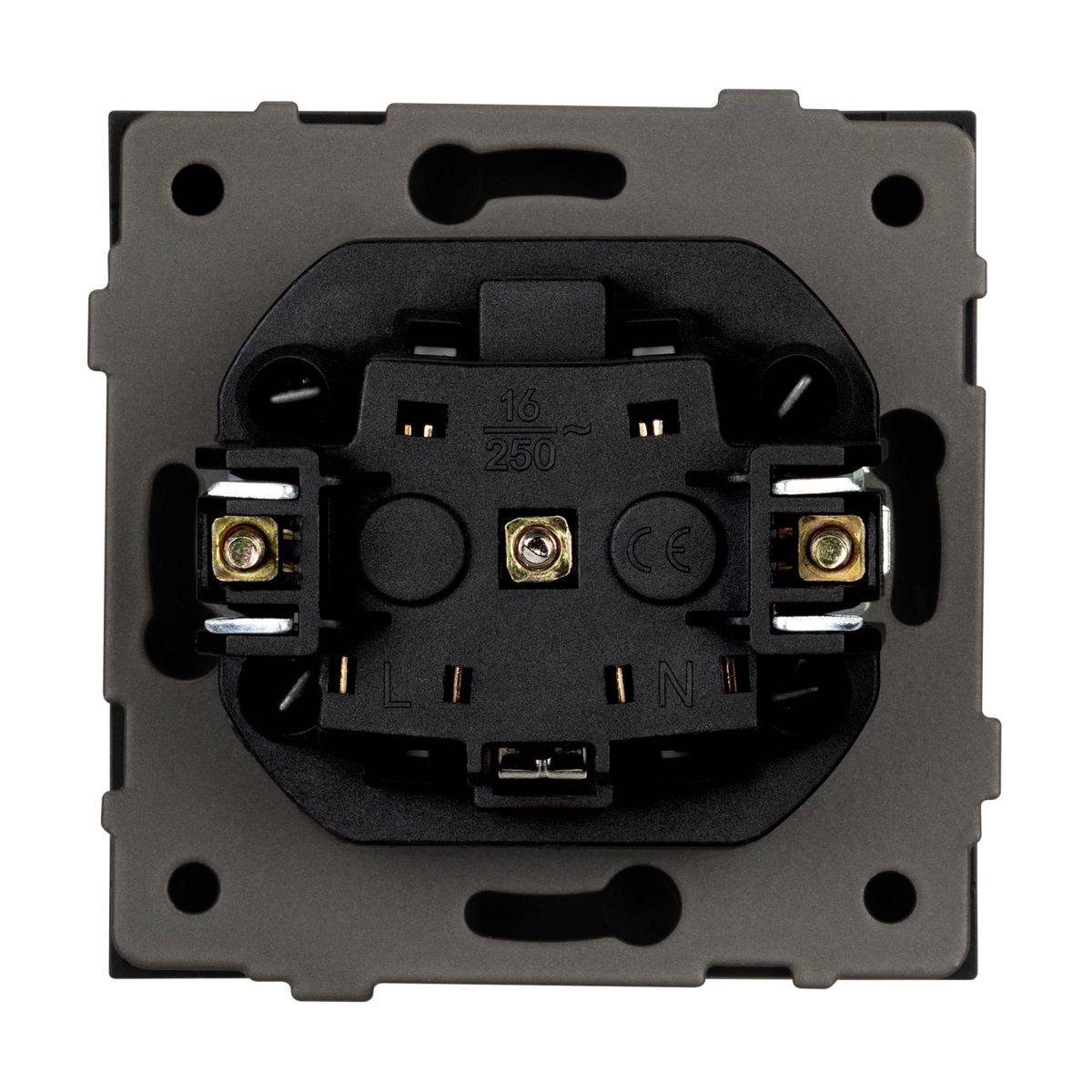 Механизм электрической розетки Arlight SCT-TENDO-MEU1-PL-GR (230V, 16A) 054080