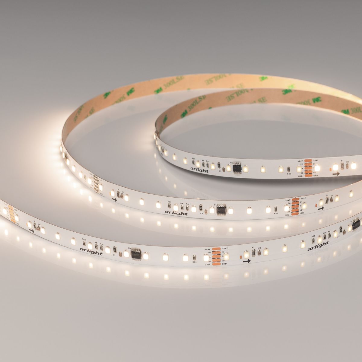 Светодиодная лента Arlight DMX-A96-12mm 24V Day4000-PX12 (14 W/m, IP20, 5m) (CRI>90) 058172