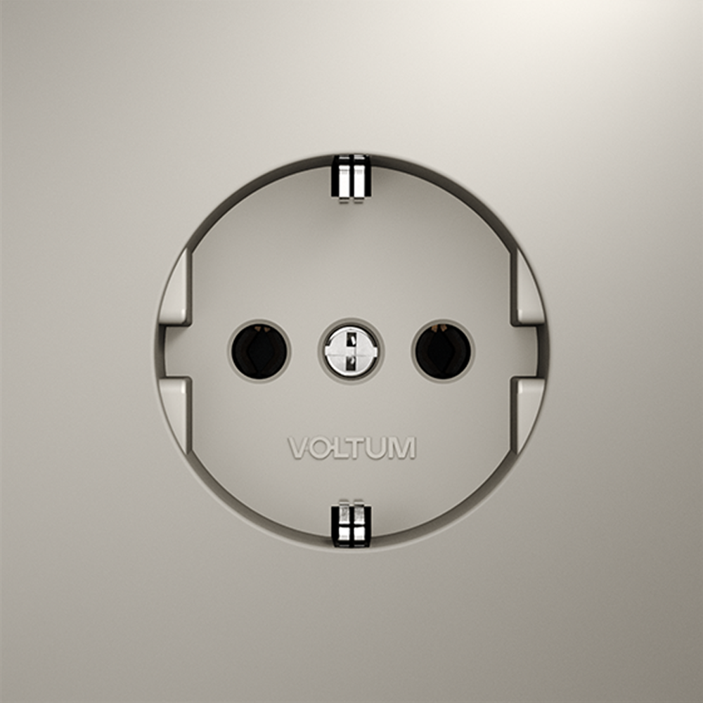 Розетка Voltum S70 VLS040103 (кашемир)