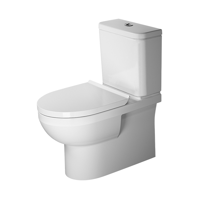 Duravit DuraStyle basic Унитаз-моноблок 36.5х65см., безободковый, слив универсальный, подключение снизу слева, цвет: белый