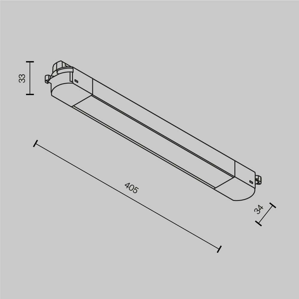 Трековый однофазный светильник Maytoni Technical Basis TR000-1-12W3K-B_1