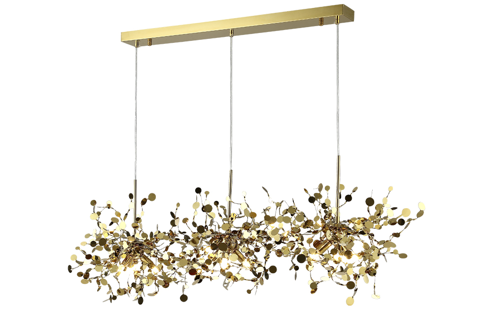 Подвесной светильник Crystal Lux GARDEN SP3х3 L1200 GOLD