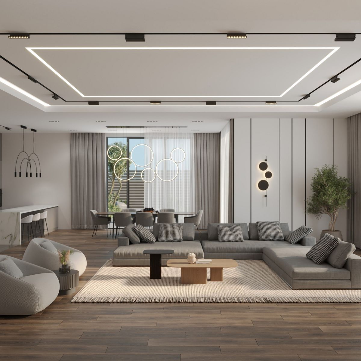 Шинопровод магнитный встраиваемый Hesby Lighting ElDeko HSBL_0060