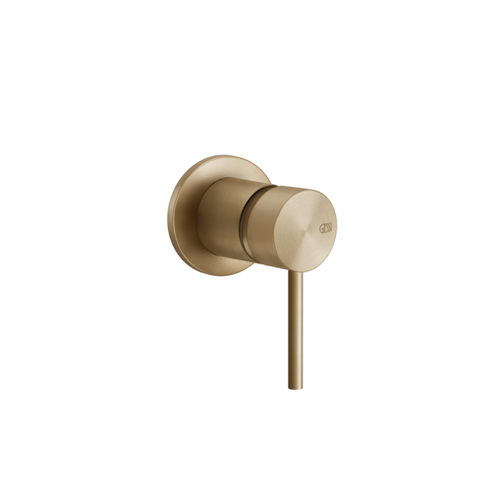Gessi 316 Смеситель для душа, встраиваемый, цвет: Warm bronze brushed PVD