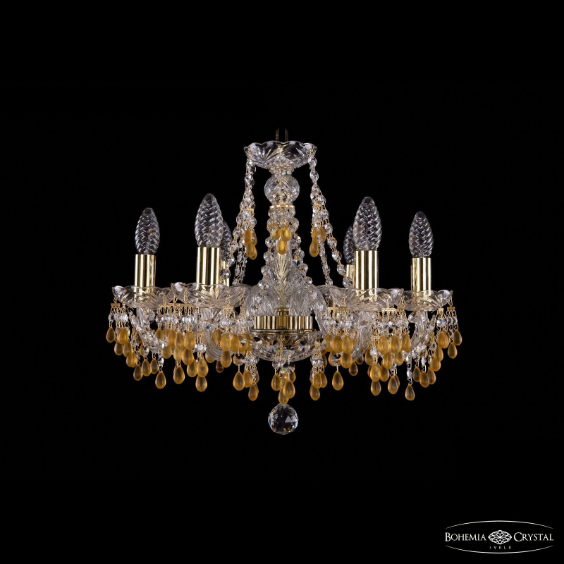 Подвесная люстра Bohemia Ivele Crystal 1410/6/160 G V1003