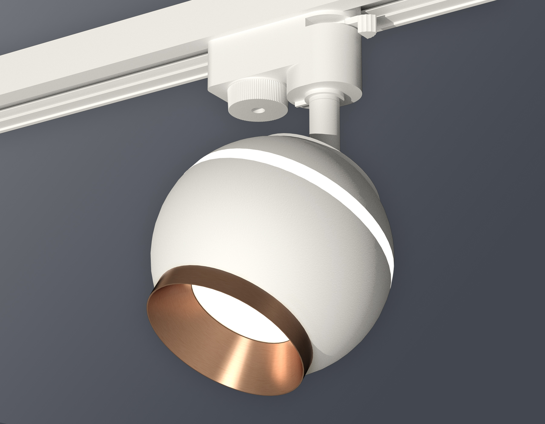 Трековый однофазный светильник с подсветкой Ambrella Light Track System XT1101024 (A2520, C1101, N7035)