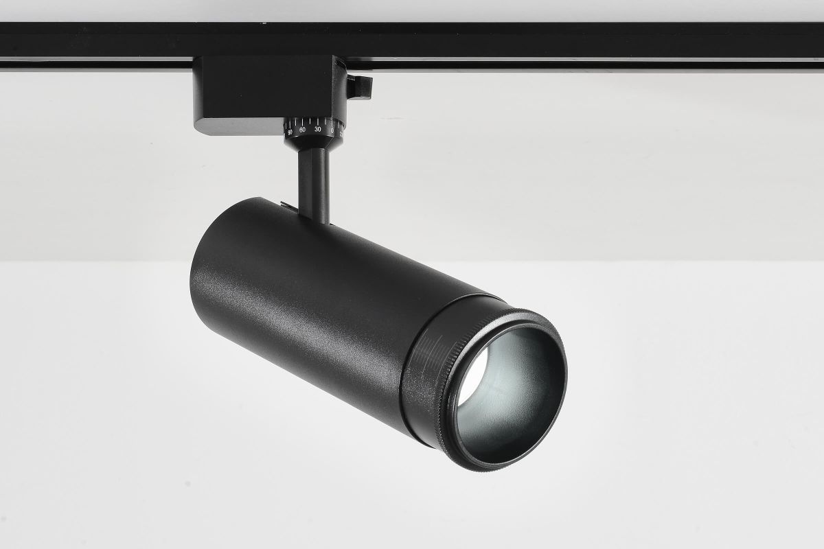 Трековый однофазный светильник Crystal Lux CLT 0.31 021 BK 3CCT ZOOM