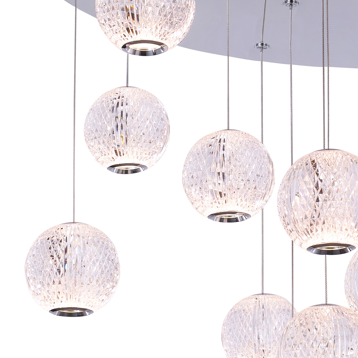 Подвесной светильник Delight Collection MD20001012 MD20001012-17A chrome