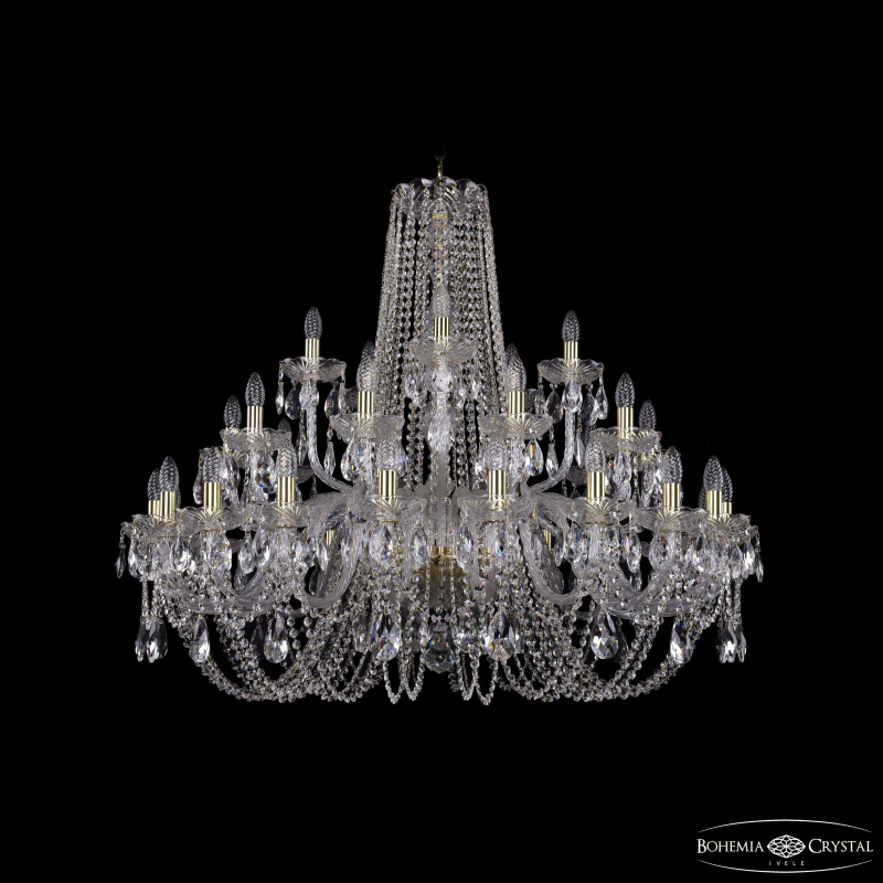 Подвесная люстра Bohemia Ivele Crystal 1402/20+10+5/400 G
