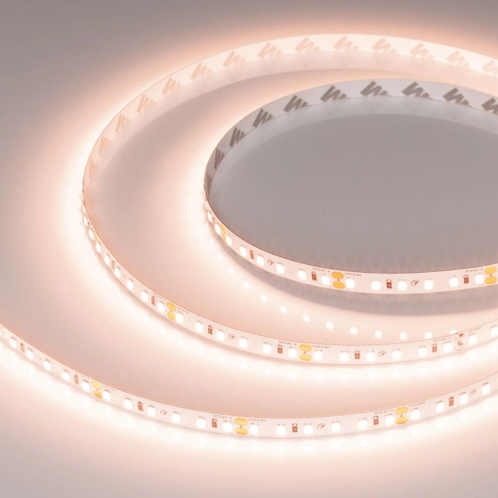 Светодиодная лента Arlight RT-A120-8mm 24V Peach Fuzz (9.6 W/m, IP20, 5m) 047719