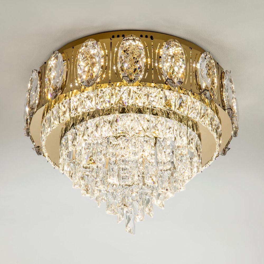 Потолочная люстра LED4U L9438-500 GD с УД