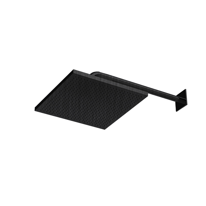 ALMAR VELVET RAIN Верхний душ 300х300 мм (без держателя) отделка Absolute Black Brushed PVD