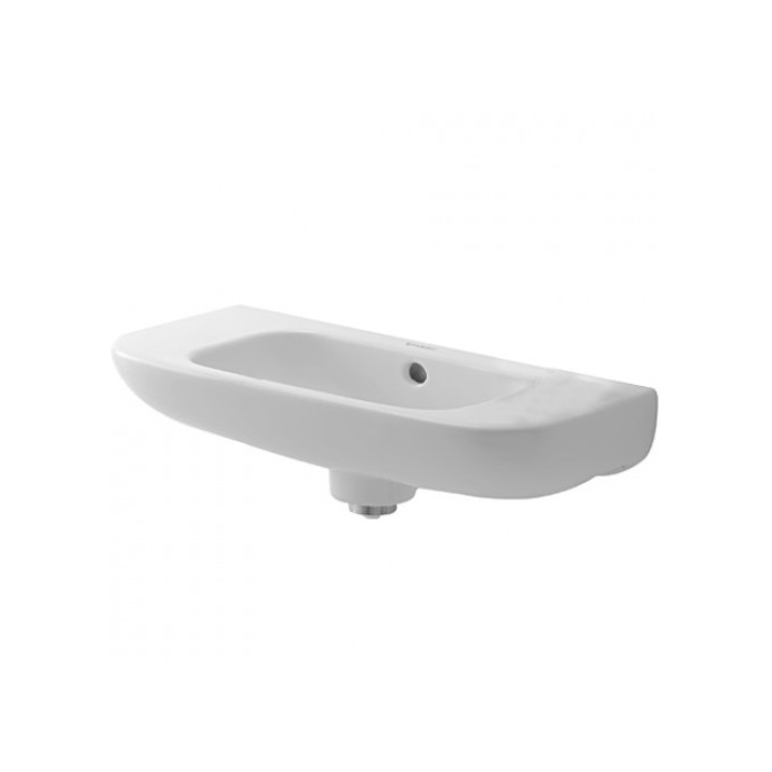 Duravit D-Code Раковина 50x22см., подвесная, без отв., с переливом, цвет: белый