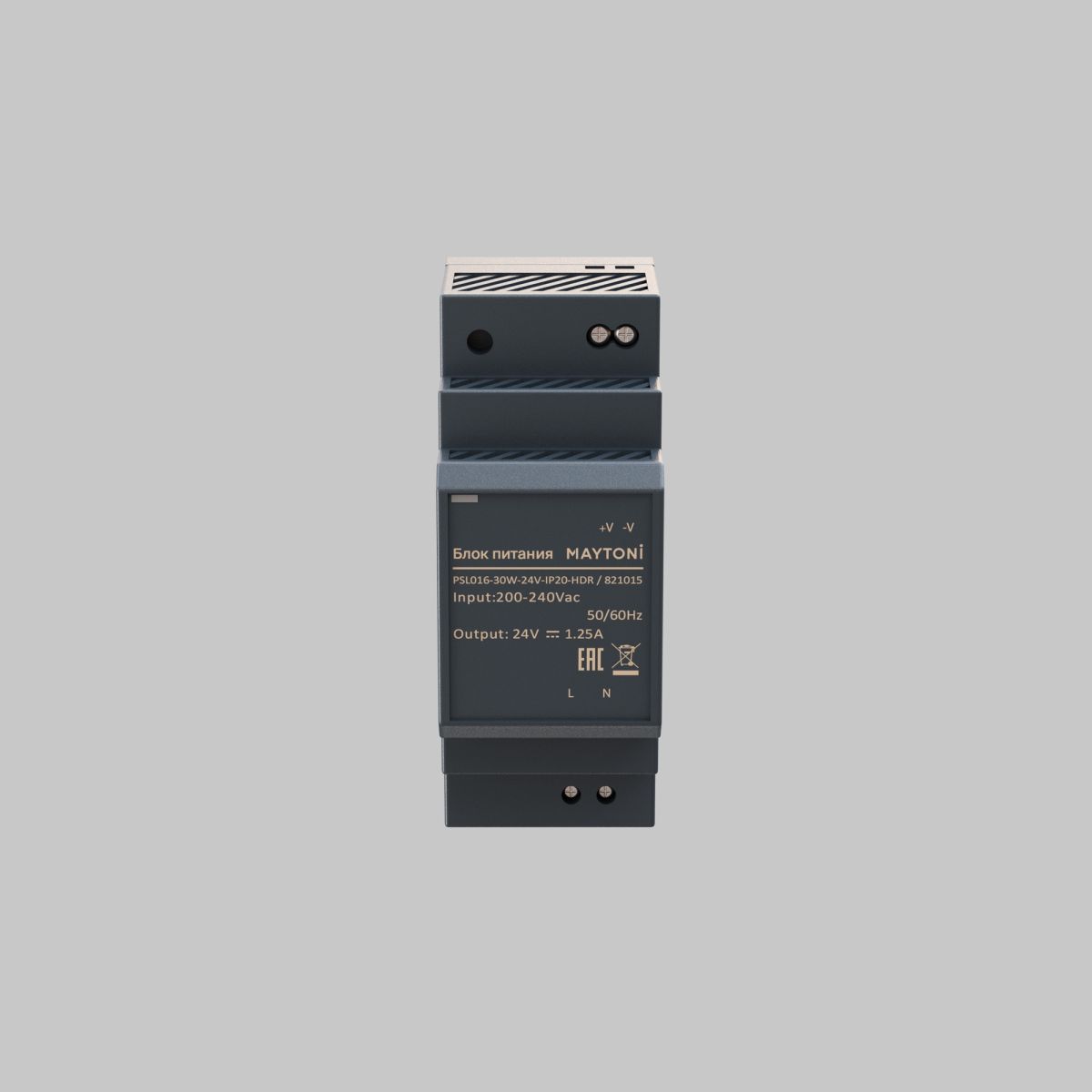 Блок питания Maytoni PSL016 30Вт DC24В IP20 821015