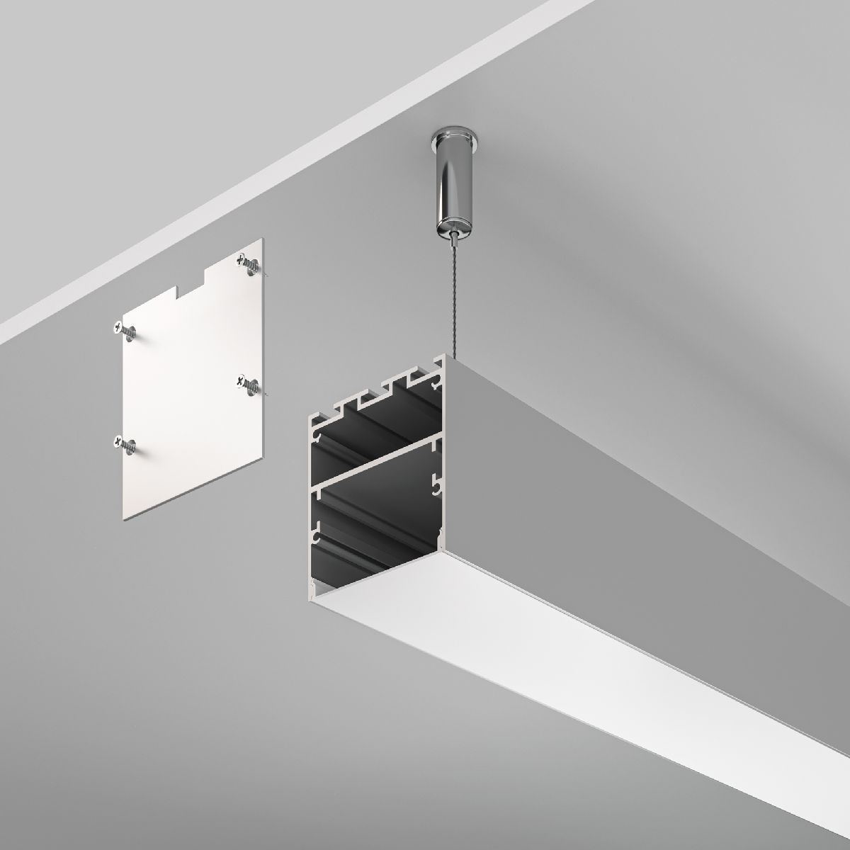 Алюминиевый профиль Maytoni Led strip ALM-5050-S-2M