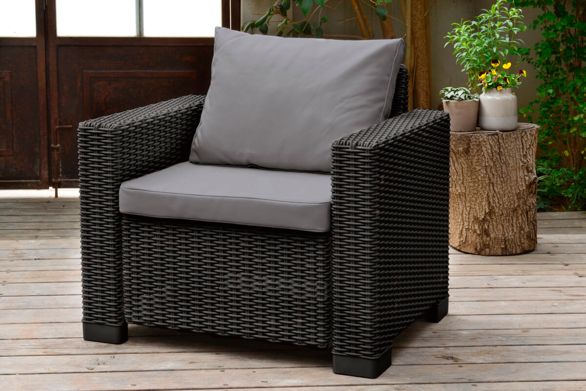Комплект мебели California 3 Seater Set, серый
