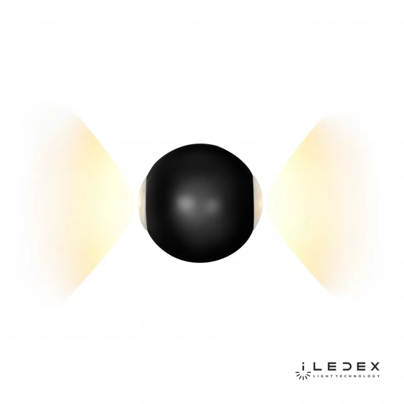 Настенный светильник iLedex Rainbow ZD8168-6W RGB BK