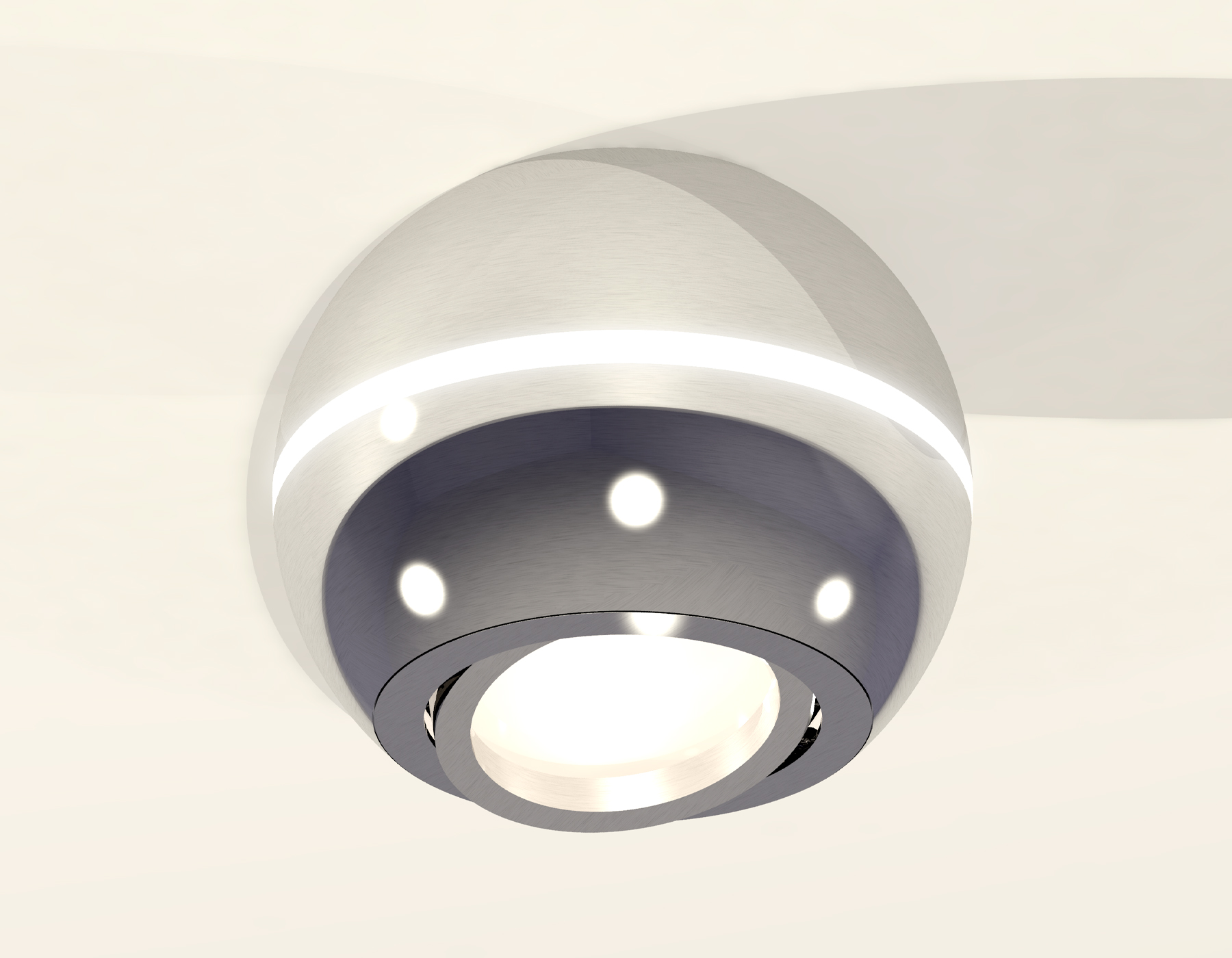Накладной поворотный светильник с дополнительной подсветкой Ambrella Light Techno XS1104011 (C1104, N7003)