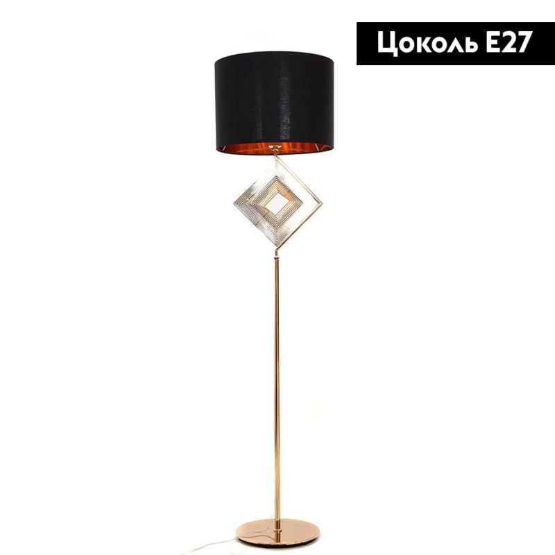 Торшер Lumina Deco Fabi LDF 5529 F.GD+BK