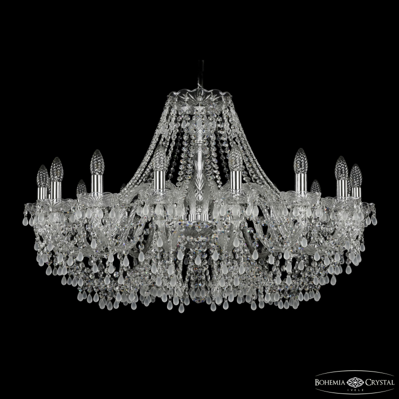 Подвесная люстра Bohemia Ivele Crystal 1410/16/360 Ni V0300