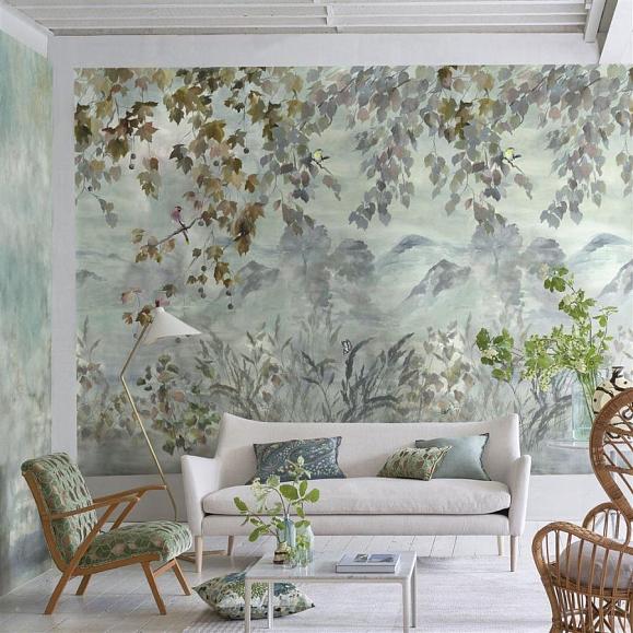 Панно Designers guild PDG1111/01 Miyako Scene 1 Dove