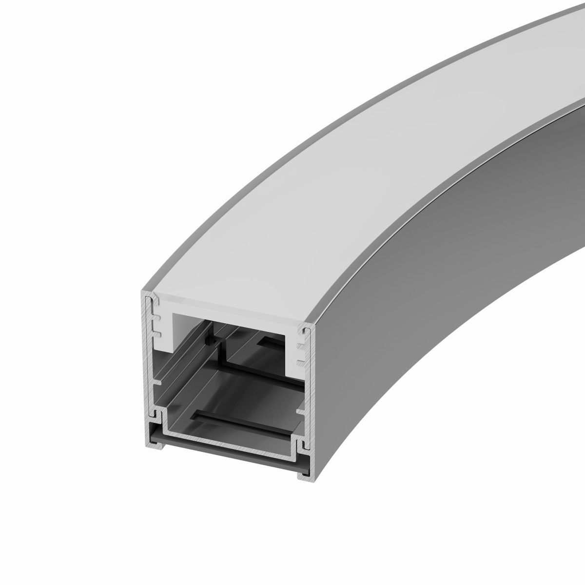 Профиль Arlight LINE-3535-BENT-SIDE-2000 ANOD 055738