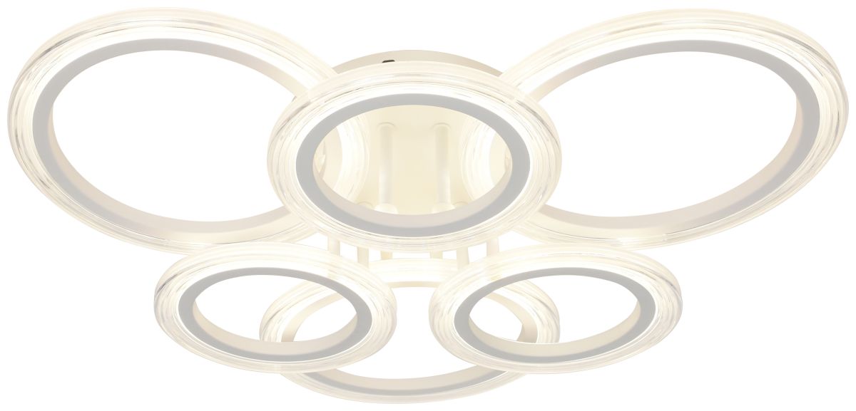 Потолочный светильник Эра Модерн Ring CLL-1-90W 3K-6,5K RC WH
