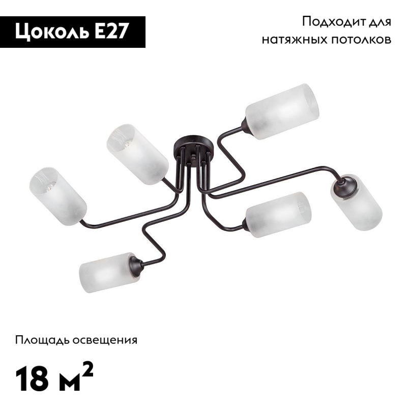 Потолочная люстра Vitaluce V4310-1/6PL