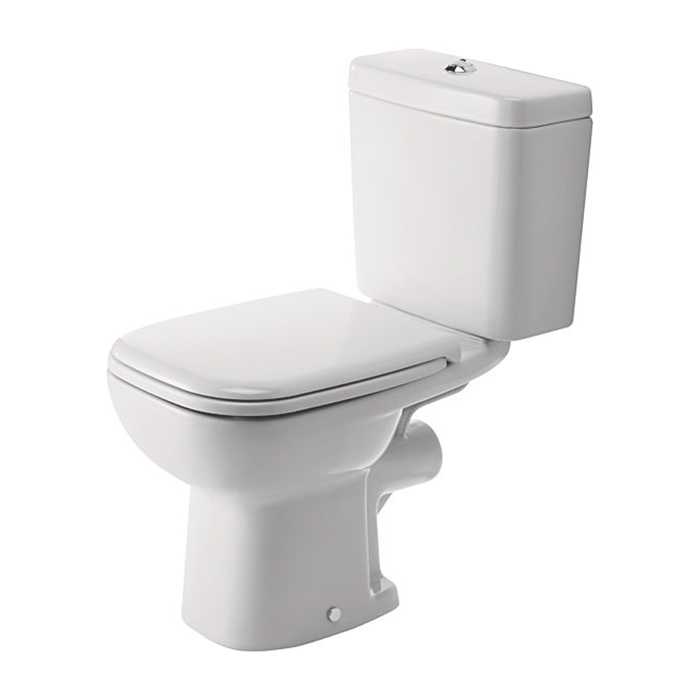Duravit D-Code Унитаз моноблок 35х65см., слив в стену, цвет: белый