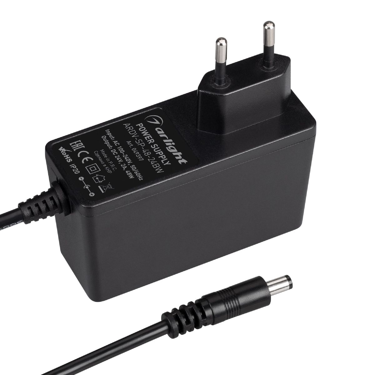Блок питания Arlight ARDV-SP-48-24BW (24V, 2A, 48W) 049397