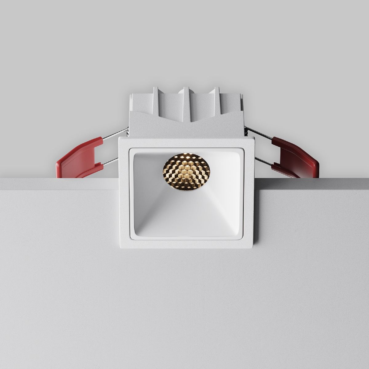 Встраиваемый светильник Maytoni Alfa led DL043-01-10W3K-SQ-W-1