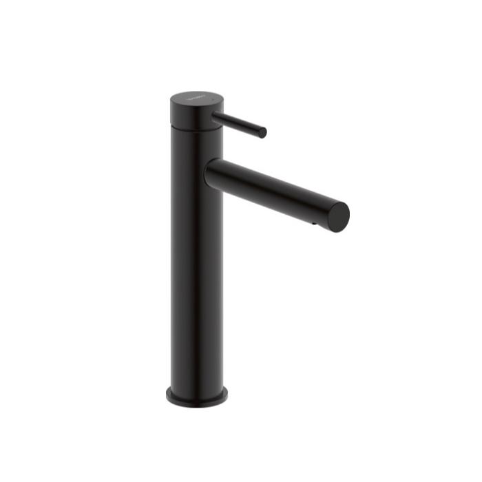 Duravit Circle L Смеситель для раковины, высокий, 1 отв., цвет: черный матовый