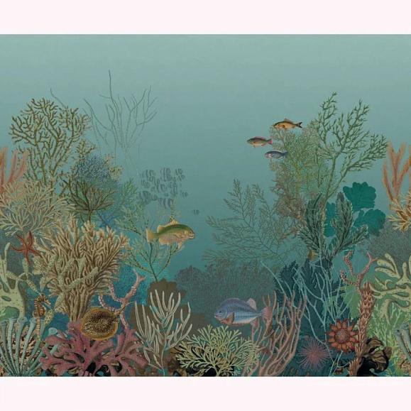 Панно Casadeco 201546307 Aquarium Bleu abysse